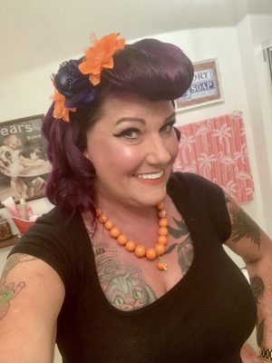 Lavender Lady Pin Up