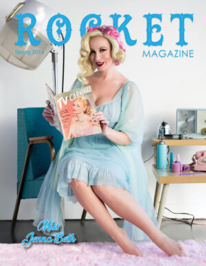 Miss Jenna Beth on the cover of Rocket Magazine